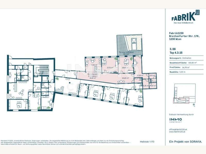 Grundriss 4315 - Bild 8 von 8 Praxis in 1230 - 8