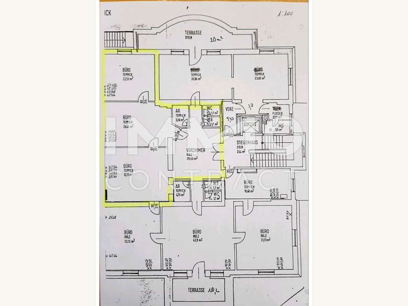 Büro Gartenseite - Bild 2 von 4 Büro in 2500 - 2