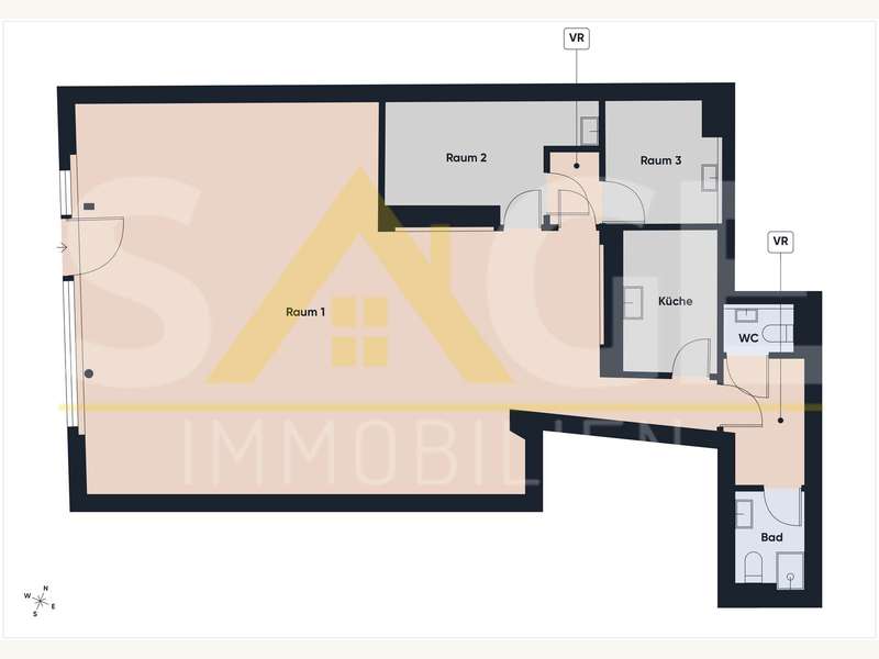 Grundriss - Bild 6 von 6 Büro/Praxis in 5700 - 6