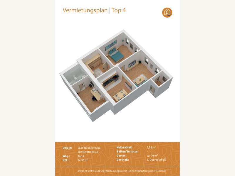 Mehrfamilienhaus in 2620  - 21